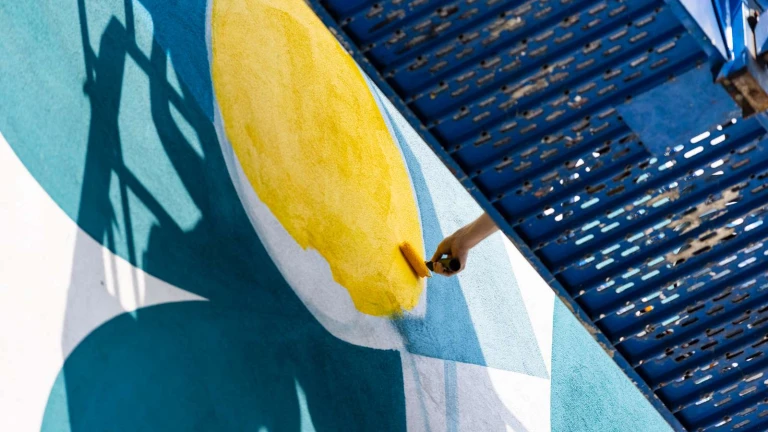 Artstreet Hbg 2021. Konstnär: Mina Mania